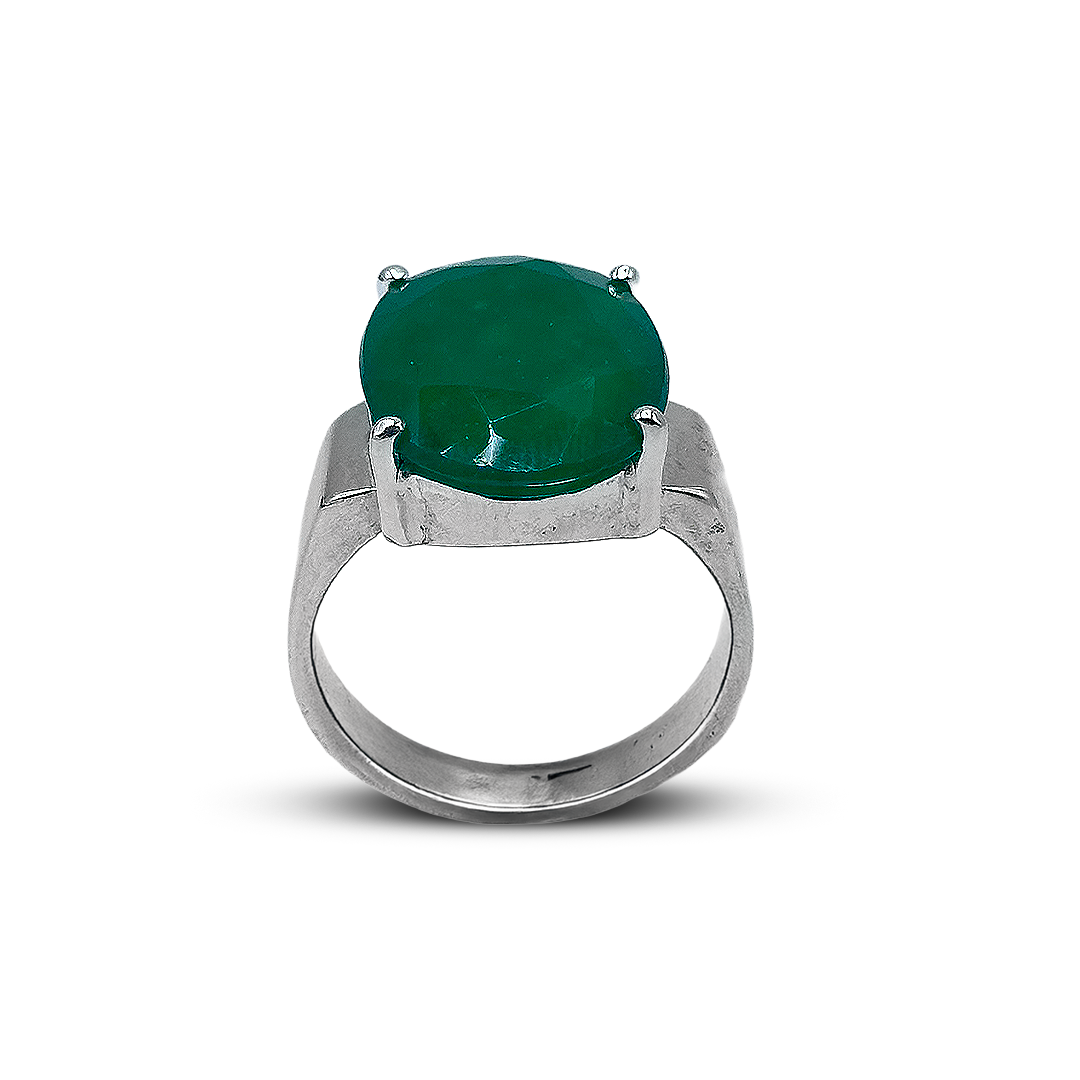 Jade Men Ring - Broad Band Design