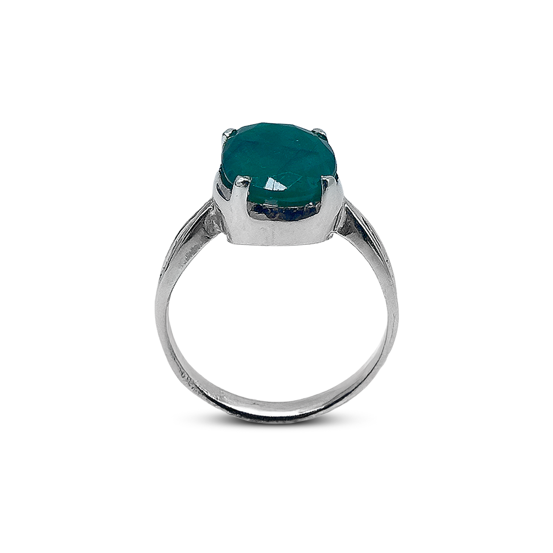 Jade Women Ring - Arrow Band Design