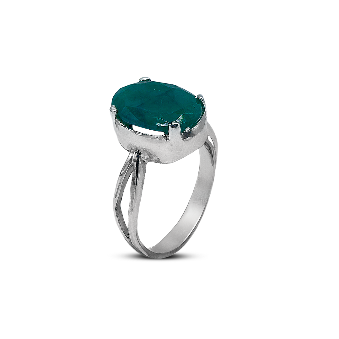 Jade Women Ring - Arrow Band Design