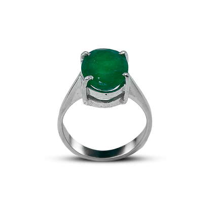 Jade Women Ring - Double layer Cup