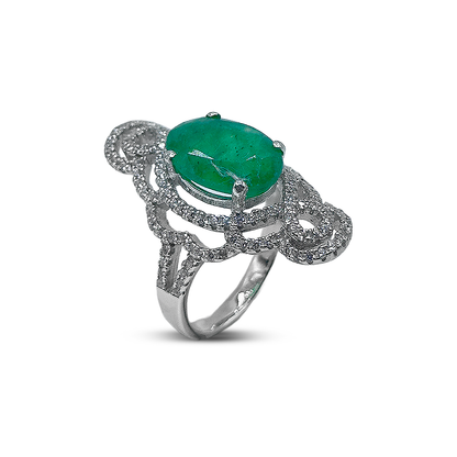 Jade Women Ring - Italian design