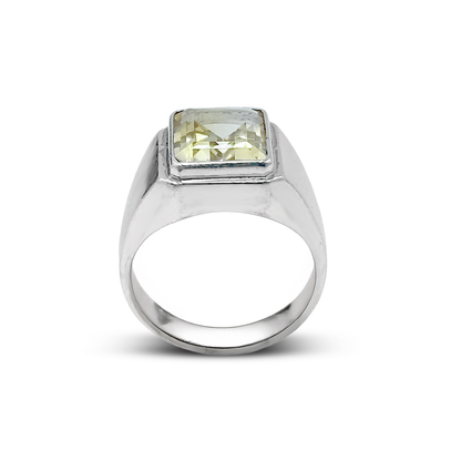 Kunzite Men Ring - Wall Design