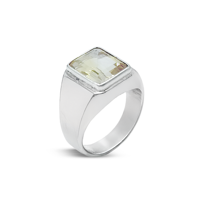 Kunzite Men Ring - Wall Design