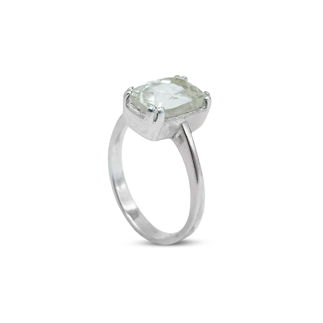 kunzite Women Ring - Prong Design