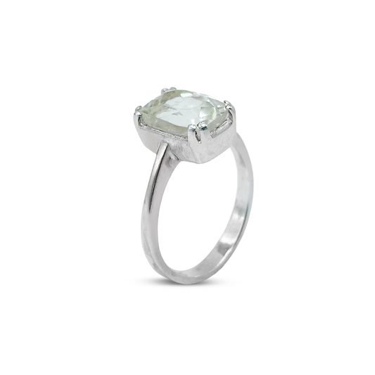 kunzite Women Ring - Prong Design