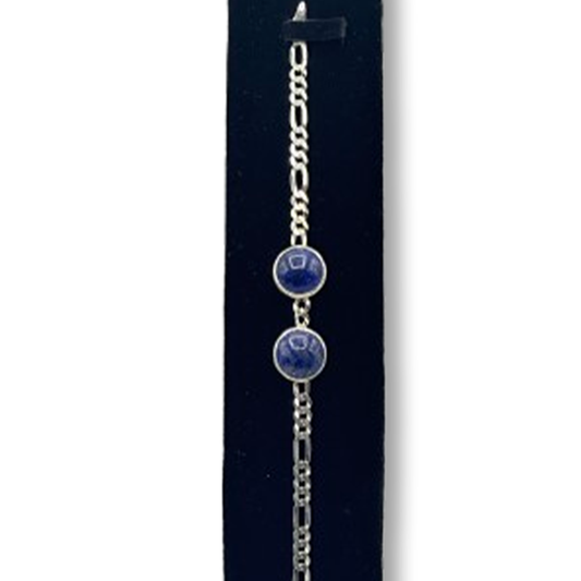 Lapis Bracelet - Eye ball Bracelet