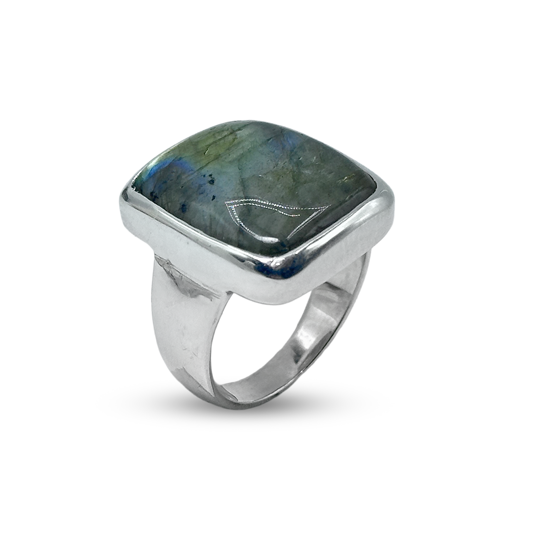 Labradorite Men Ring