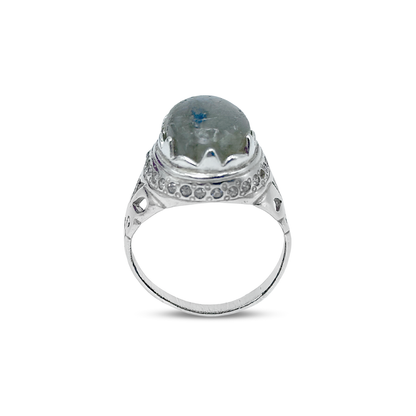 Labradorite Men Ring - Turquish Design