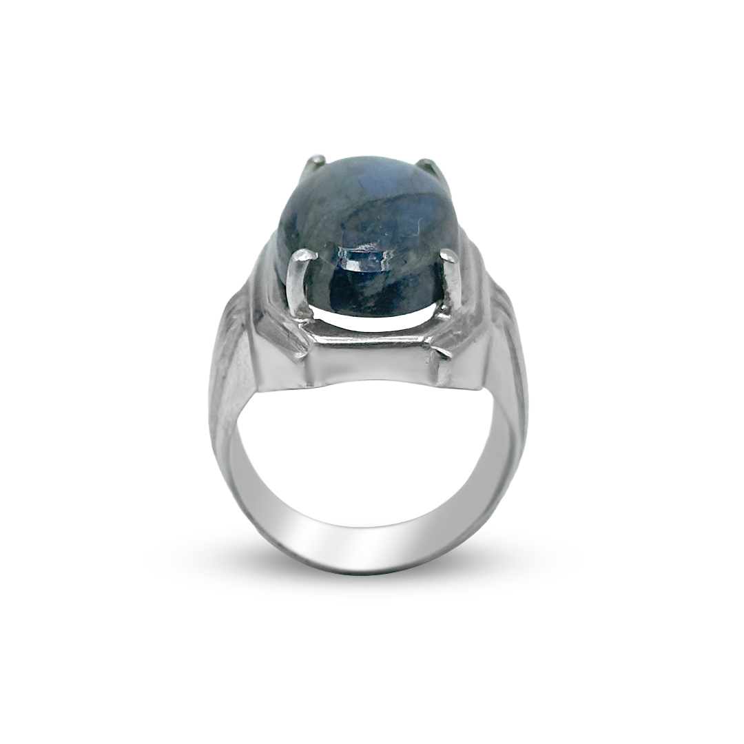 Labradorite Men Ring - Royal Aura Design