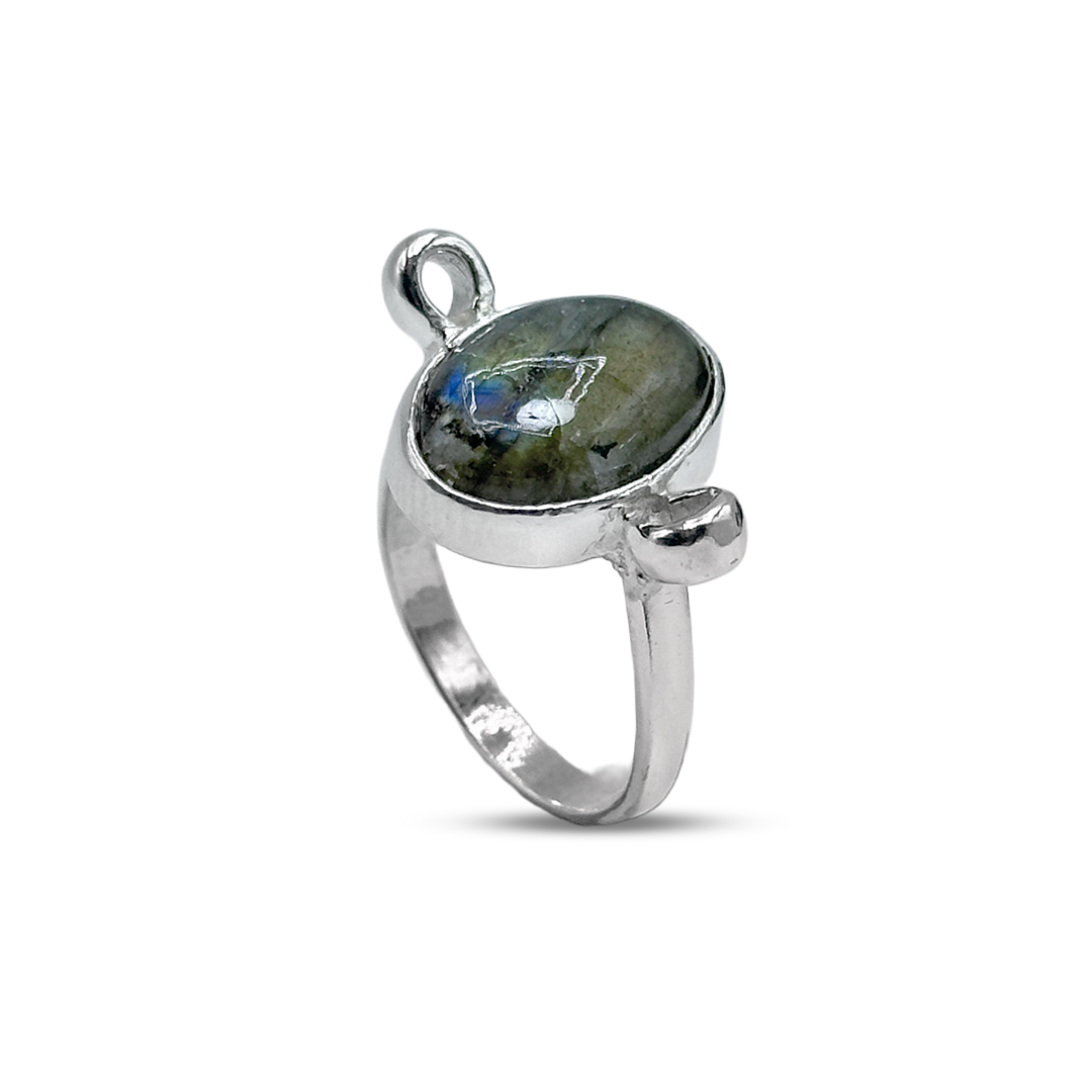 Labradorite Women Ring - Colar Design