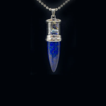 Lapis Pendant - AK Bullet Design