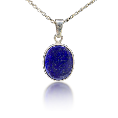 Lapis Pendant - Egg Band Design