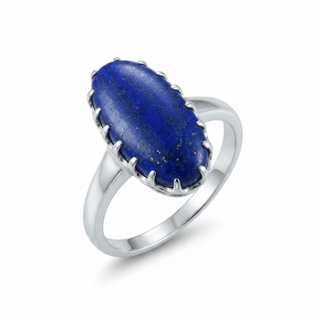 Lapis Women Ring - Oval