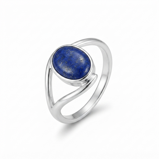 Lapis Women Ring - Contemporary Wrap