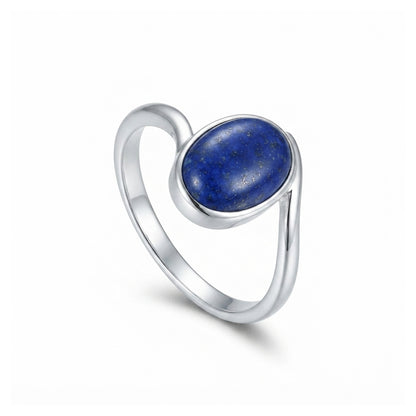 Lapis Women Ring - Asymmetric Lapis