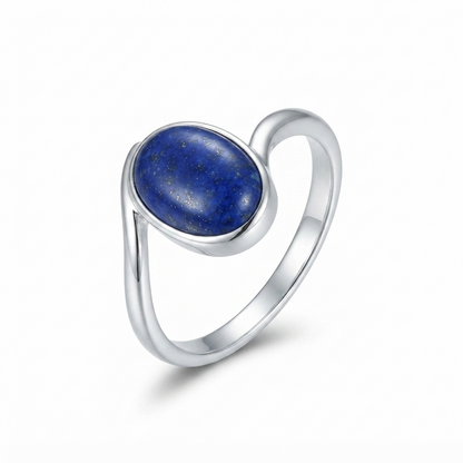 Lapis Women Ring - Asymmetric Lapis