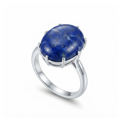 Lapis Women Ring - Multi-Prong