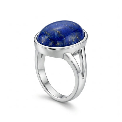 Lapis Men Ring - High-Dome