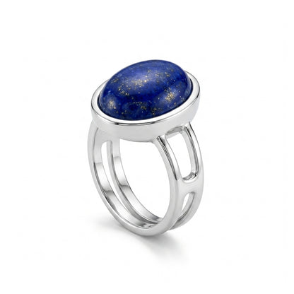 Lapis Men Ring - Oval