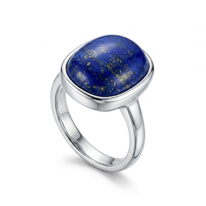 Lapis Men Ring - oval-shaped