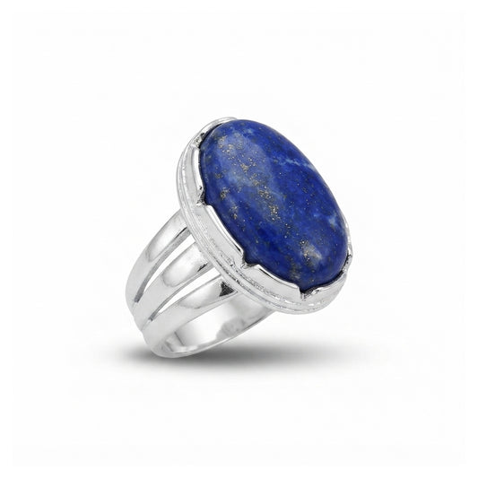 Lapis Men Ring - Triple Band