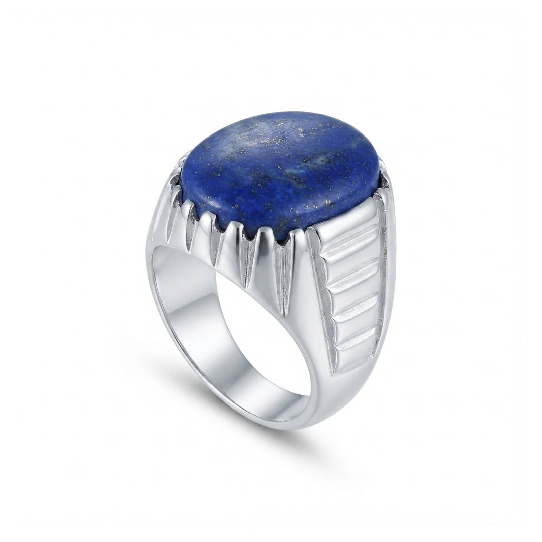 Lapis Men Ring - Dome