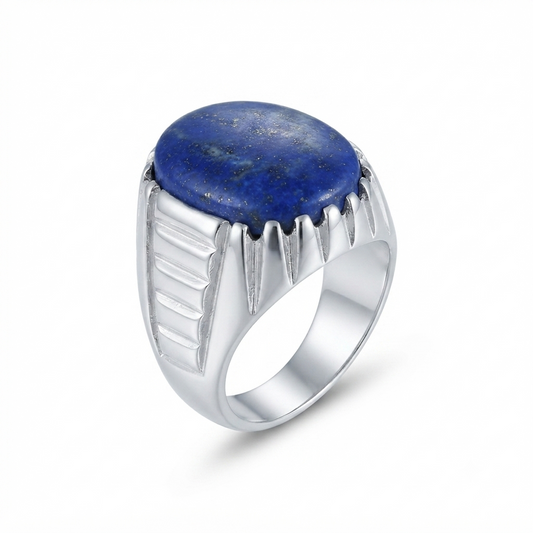 Lapis Men Ring - Dome