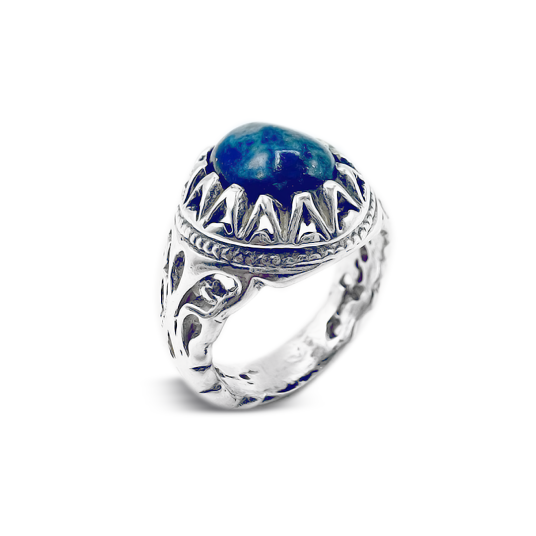 Lapis Men Ring – Traditional Ring Design