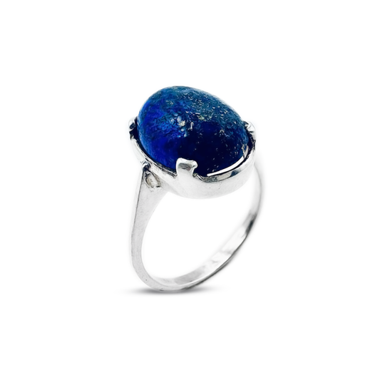 Lapis Women Ring – Simple Hand Band