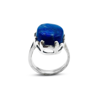 Lapis Women Ring – Window Lattice Design