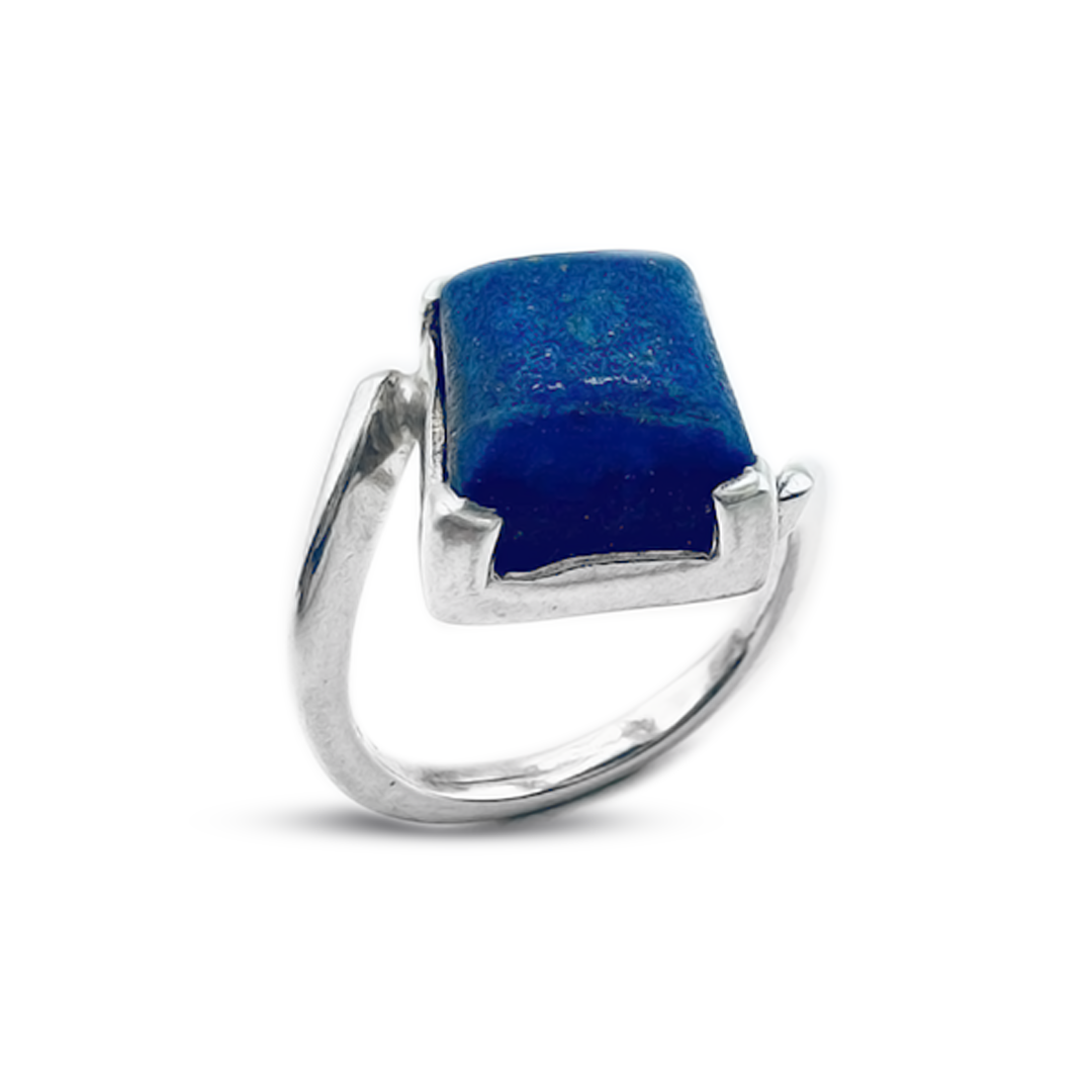 Lapis Women Ring – Bypass Ring Design