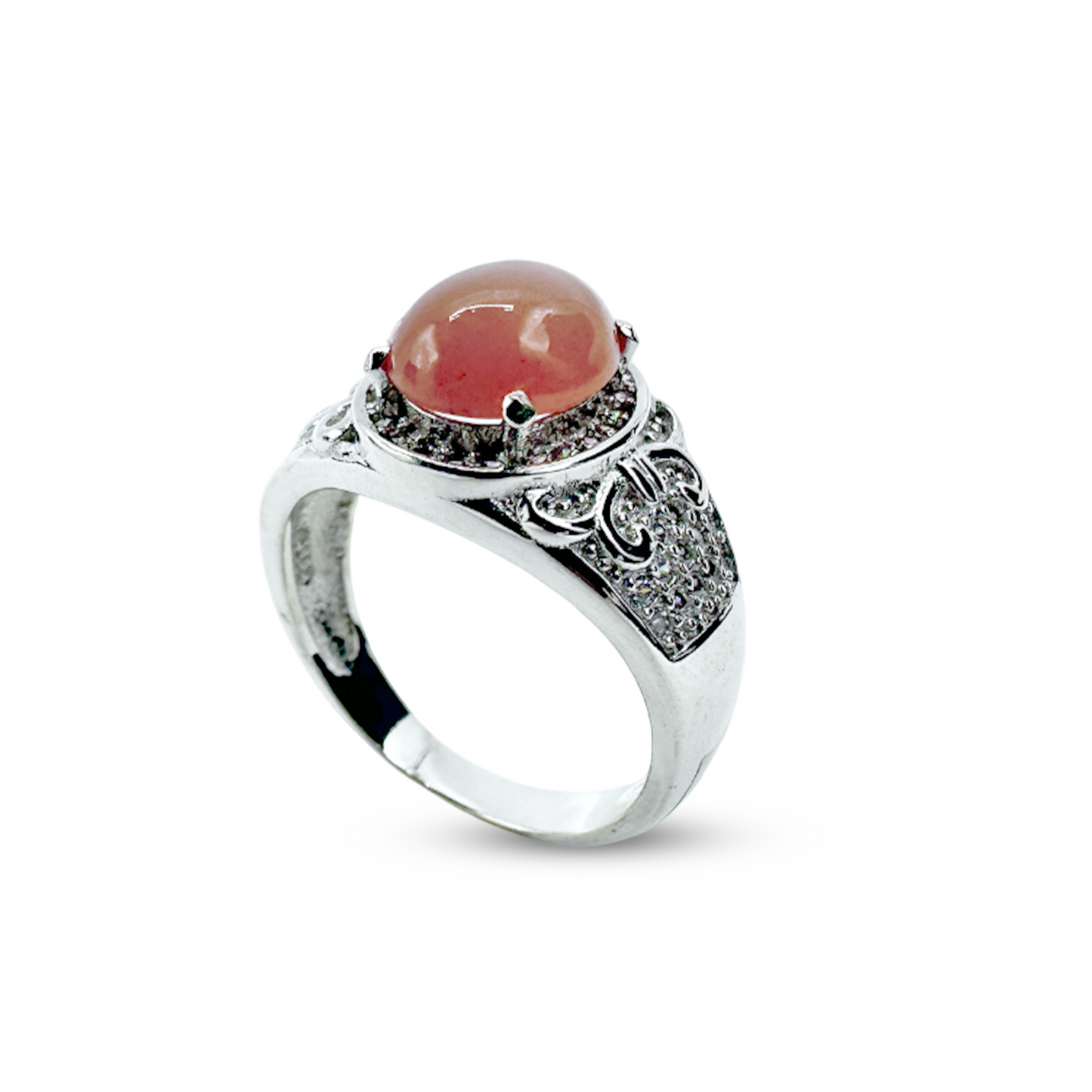 Moon Stone Men Ring - Spainsh Design