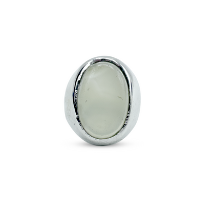 Moon Stone Men Ring - Plain Ring