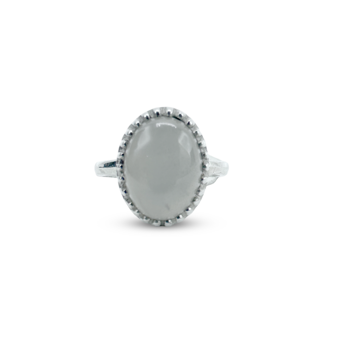 Moon Stone Women Ring - Nails Cup Design