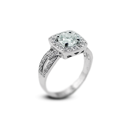 Moissanite Women Ring - Pure Serenity