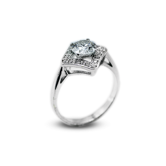 Moissanite Women Ring- Zircon Kite