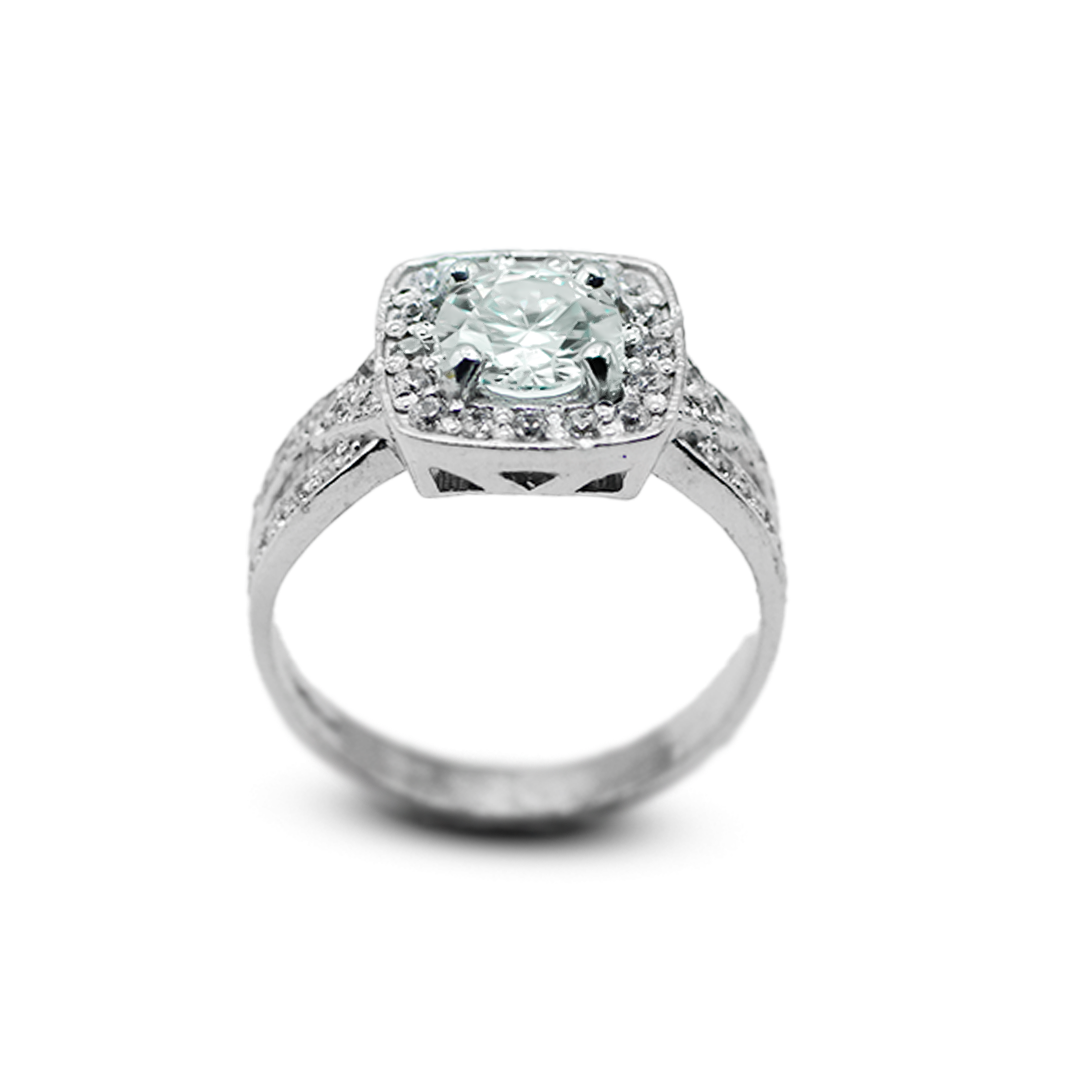 Moissanite Women Ring - Pure Serenity