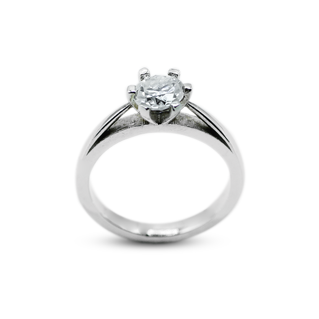 Moissanite Women Ring – Double Grip Ring