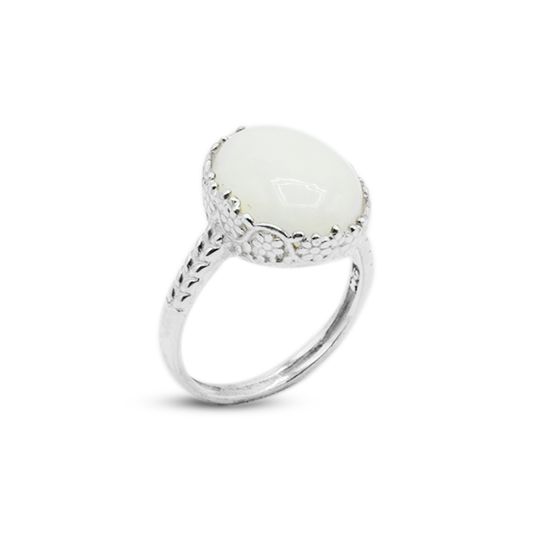 Opal Women Ring – Lattice Design Ring