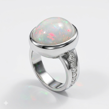 Opal Men Ring - Aurora Opal