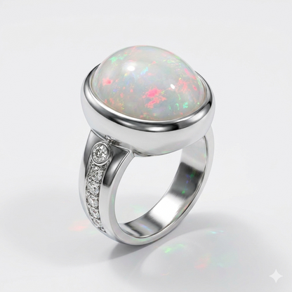 Opal Men Ring - Aurora Opal