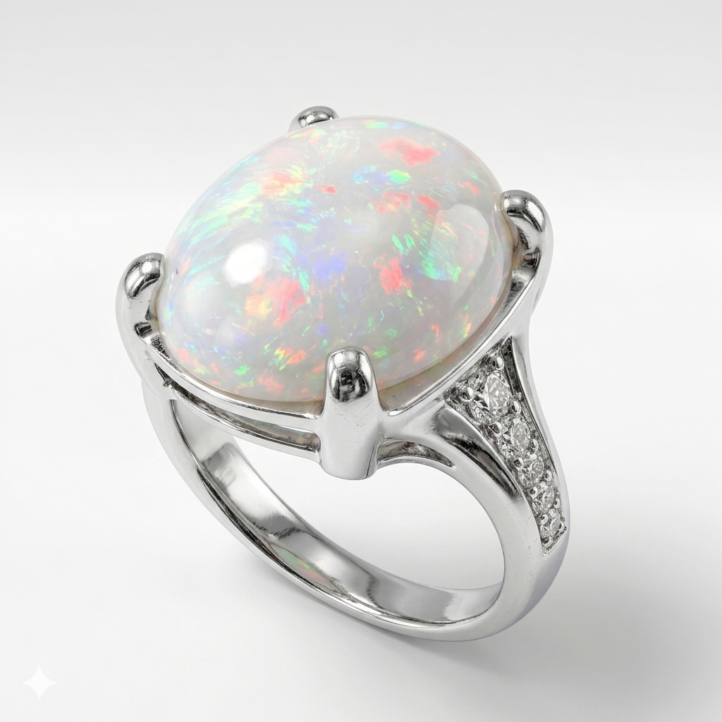 Opal Women Ring - Tapered