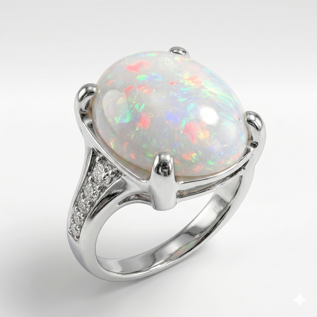 Opal Women Ring - Tapered
