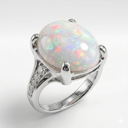 Opal Women Ring - Tapered