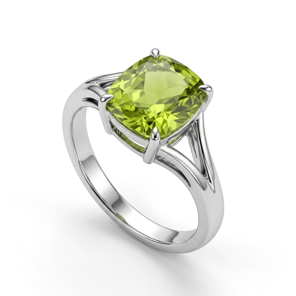 Peridot Women Ring - Split