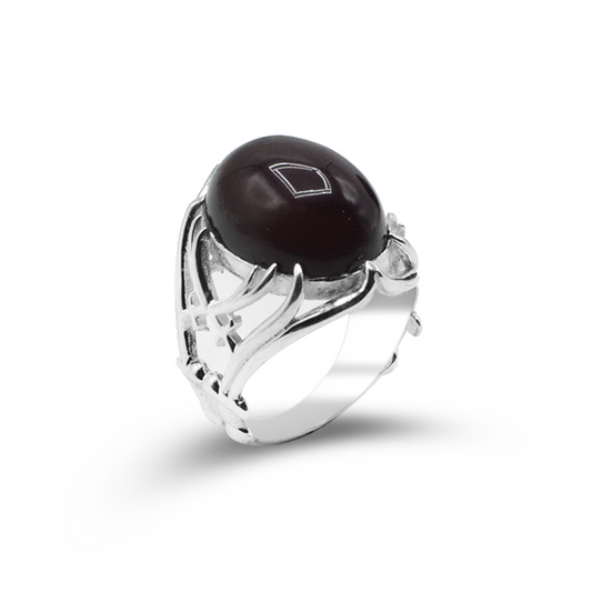 Red Agate Men Rings – Sords Ring Design