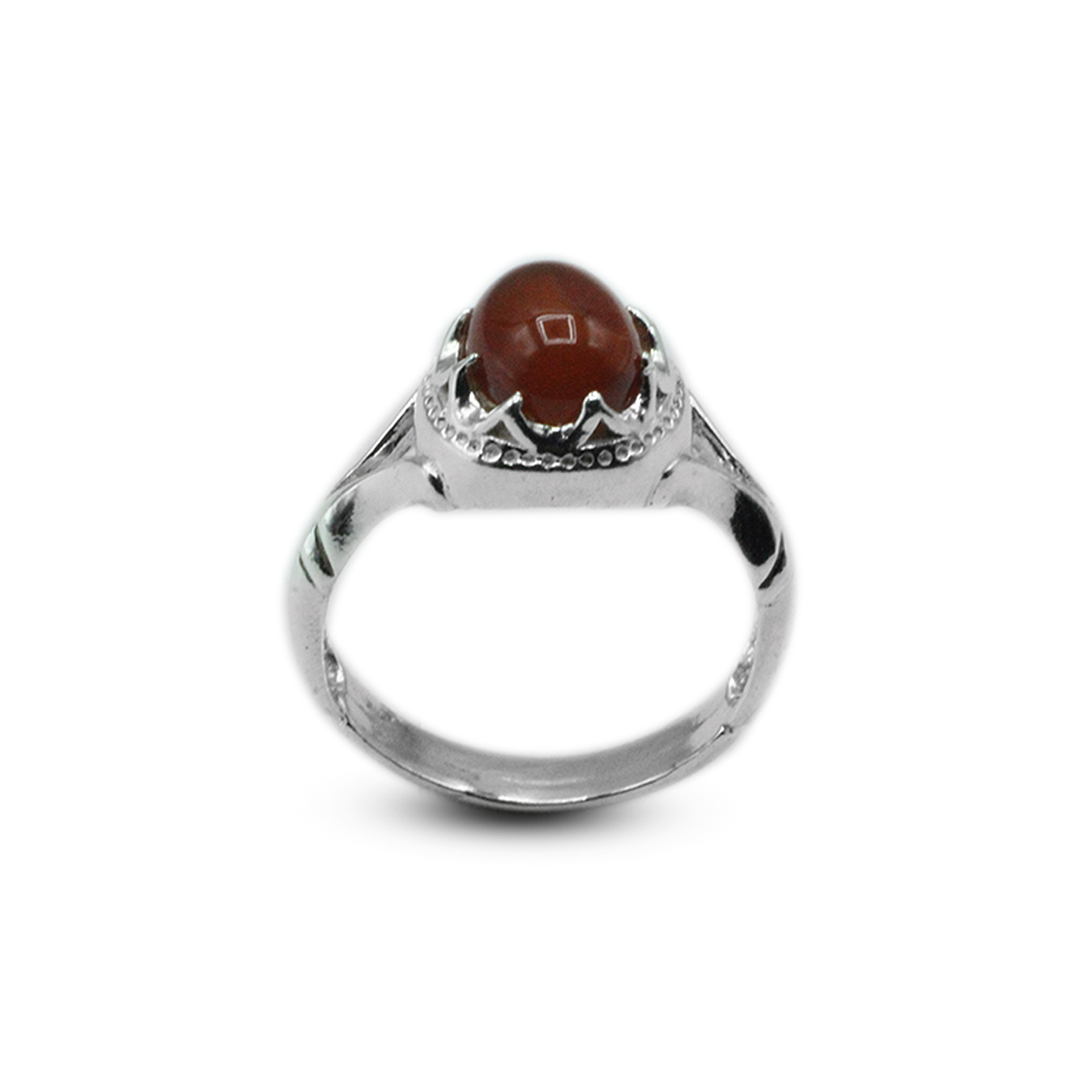 Red Agate Men Ring – Persian Ring