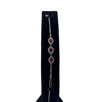 Ruby Bracelet - Ovalate Design