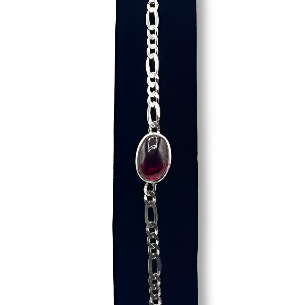 Irani Ruby Bracelet - Wave Chain Design