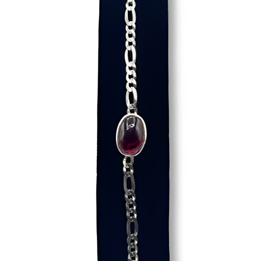 Irani Ruby Bracelet - Wave Chain Design